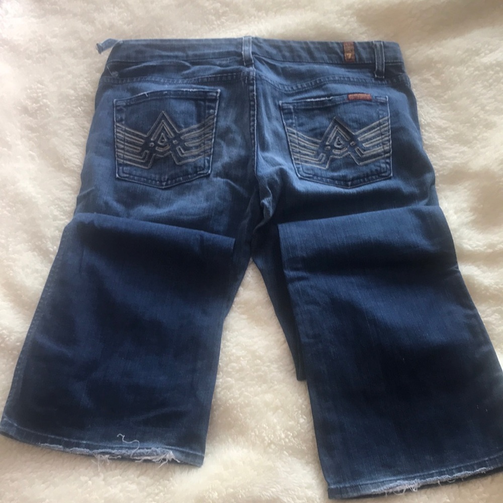 7 For All Mankind dojo jeans. 35” inseam.